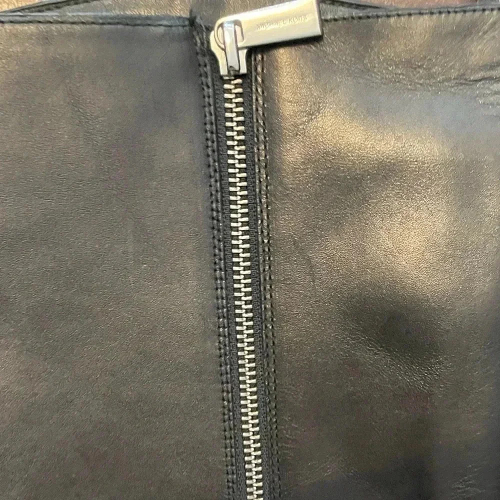 Michael Kors Black Leather Boots - Picture 9 of 12